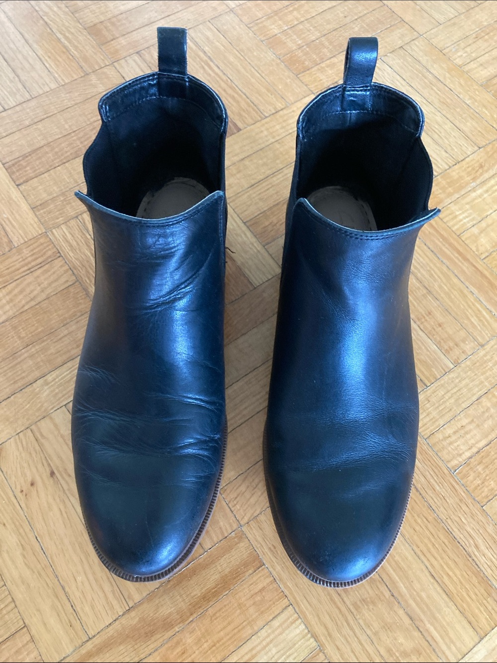 Clarks Black Leather Women's Ankle Booties